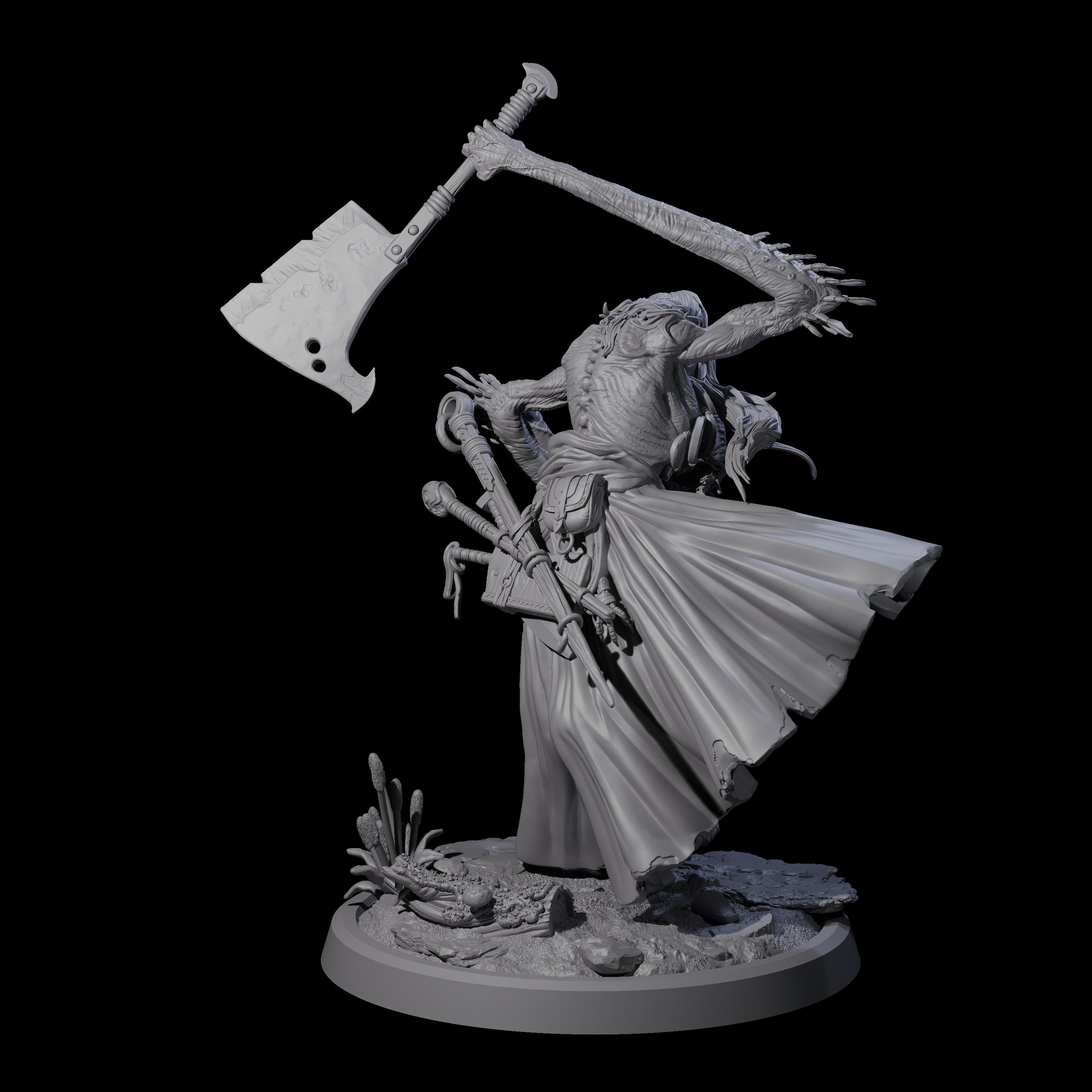 Spindly Forest Hag D Miniature for Dungeons and Dragons, Pathfinder or other TTRPGs