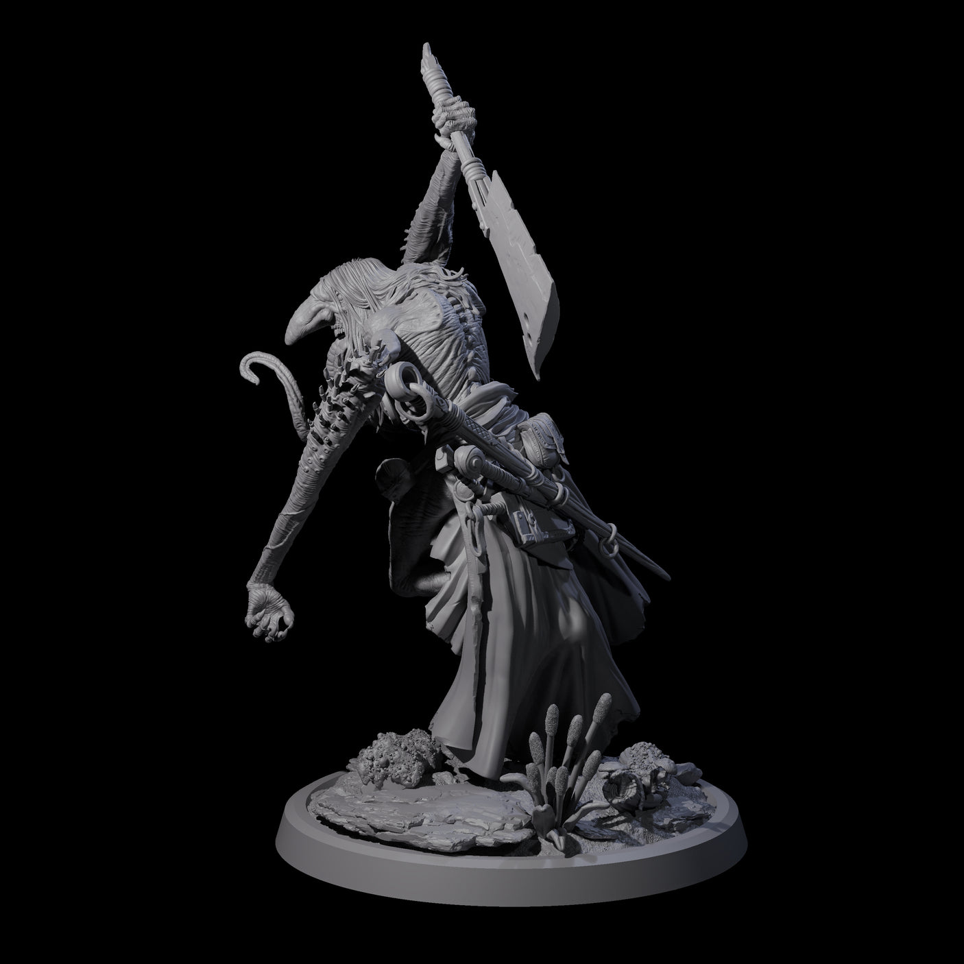 Spindly Forest Hag D Miniature for Dungeons and Dragons, Pathfinder or other TTRPGs