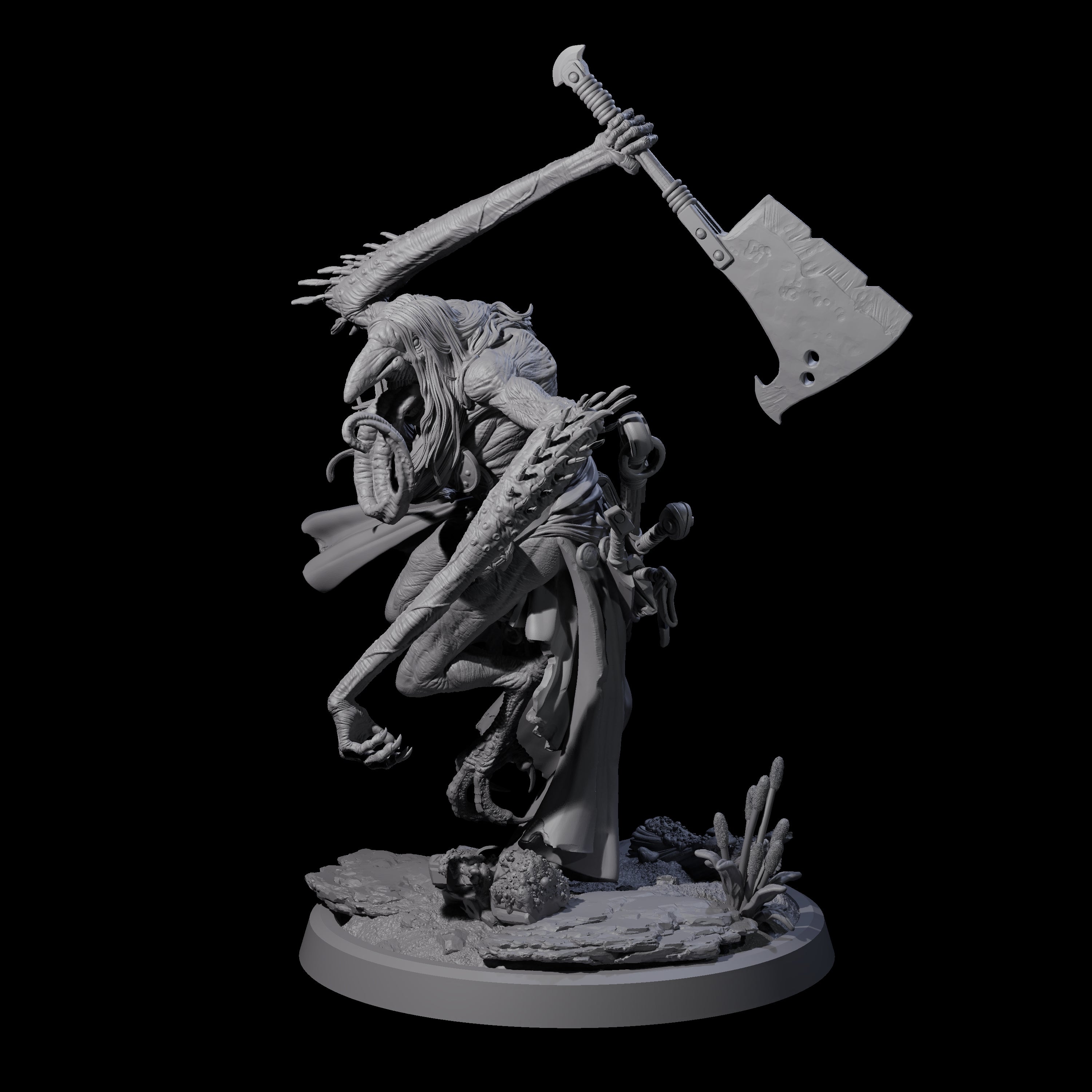 Spindly Forest Hag D Miniature for Dungeons and Dragons, Pathfinder or other TTRPGs