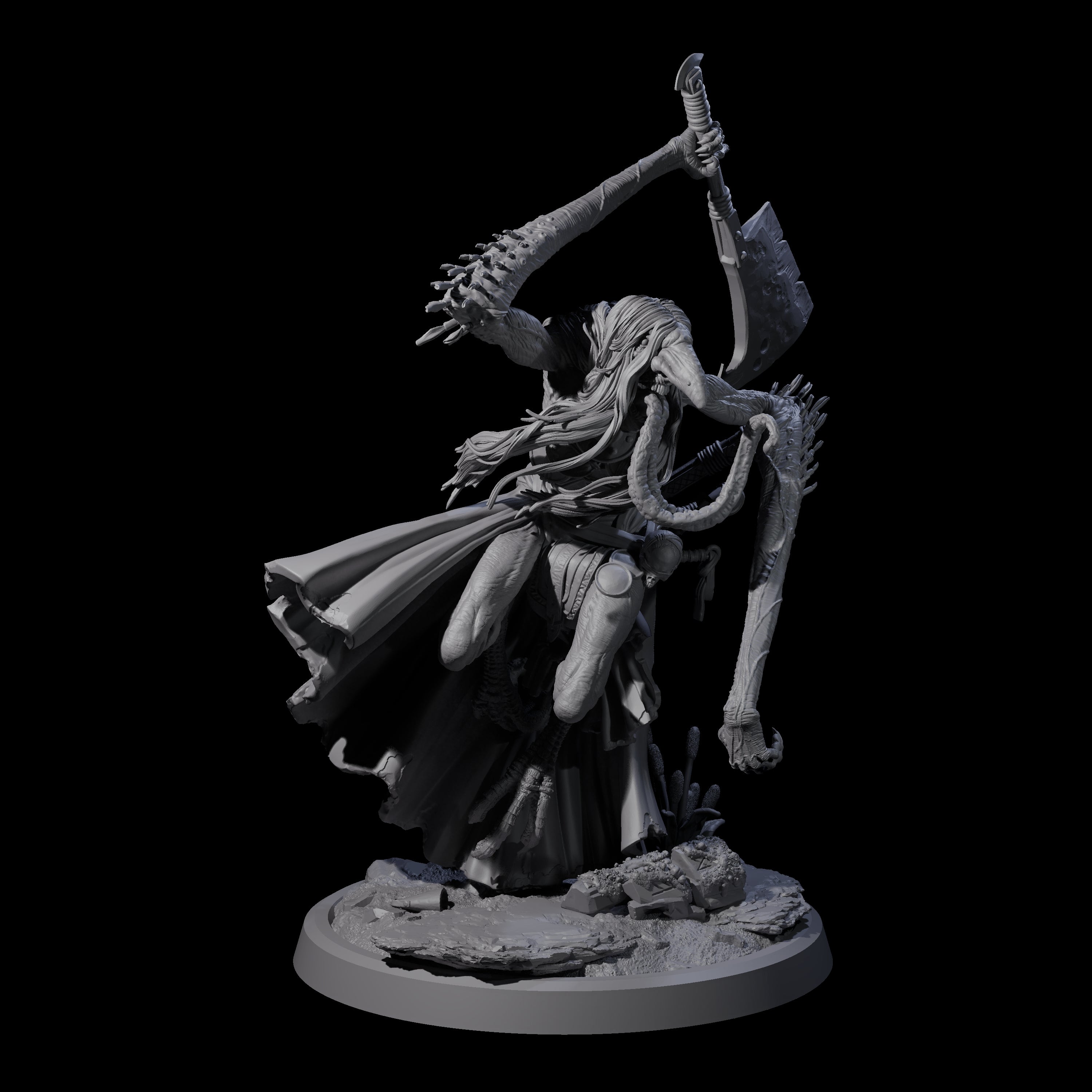 Spindly Forest Hag D Miniature for Dungeons and Dragons, Pathfinder or other TTRPGs