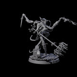 Spindly Marilith Assassin B Miniature for Dungeons and Dragons, Pathfinder or other TTRPGs