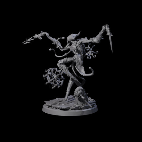 Spindly Marilith Assassin B Miniature for Dungeons and Dragons, Pathfinder or other TTRPGs