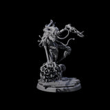 Spindly Marilith Assassin B Miniature for Dungeons and Dragons, Pathfinder or other TTRPGs