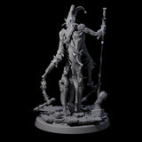 Spindly Marilith Assassin D Miniature for Dungeons and Dragons, Pathfinder or other TTRPGs