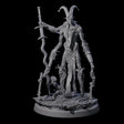Spindly Marilith Assassin D Miniature for Dungeons and Dragons, Pathfinder or other TTRPGs