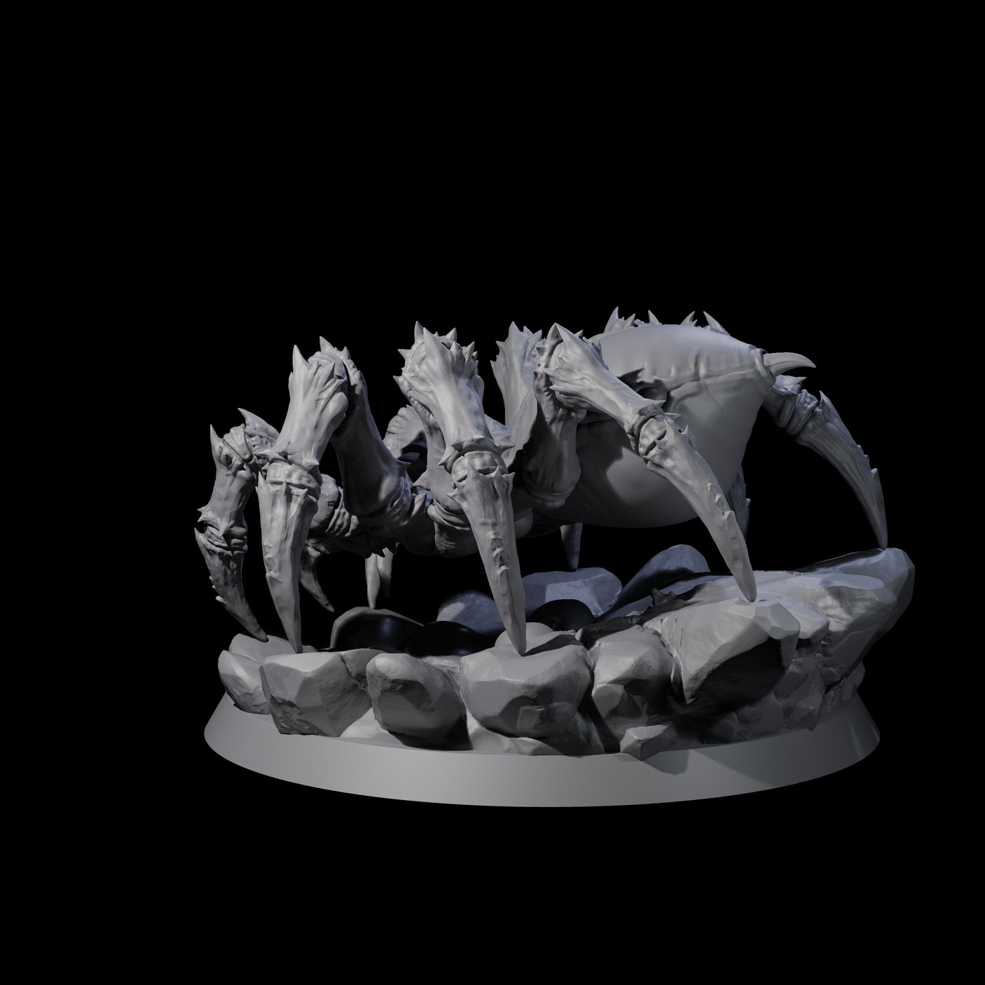 Spinning Giant Spider A Miniature for Dungeons and Dragons, Pathfinder or other TTRPGs