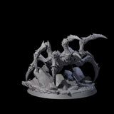 Spinning Giant Spider B Miniature for Dungeons and Dragons, Pathfinder or other TTRPGs