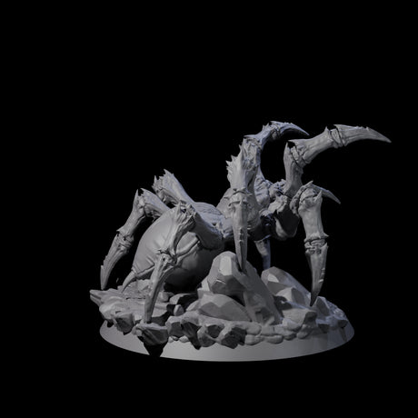 Spinning Giant Spider B Miniature for Dungeons and Dragons, Pathfinder or other TTRPGs