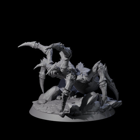 Spinning Giant Spider B Miniature for Dungeons and Dragons, Pathfinder or other TTRPGs