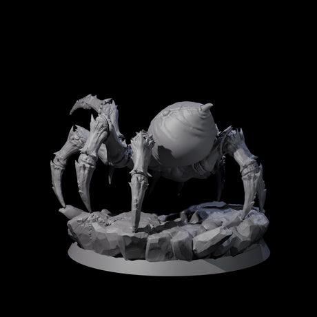 Spinning Giant Spider C Miniature for Dungeons and Dragons, Pathfinder or other TTRPGs