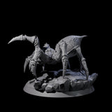 Spinning Giant Spider C Miniature for Dungeons and Dragons, Pathfinder or other TTRPGs