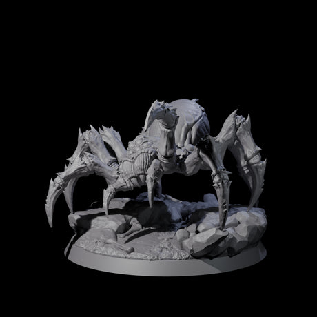 Spinning Giant Spider C Miniature for Dungeons and Dragons, Pathfinder or other TTRPGs