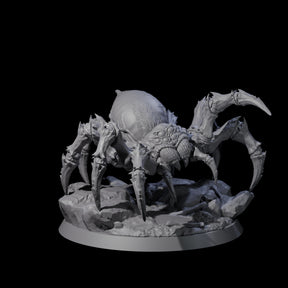 Spinning Giant Spider C Miniature for Dungeons and Dragons, Pathfinder or other TTRPGs