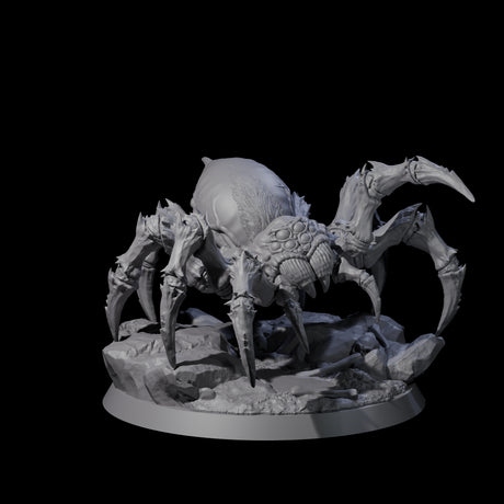 Spinning Giant Spider C Miniature for Dungeons and Dragons, Pathfinder or other TTRPGs