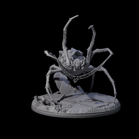 Spinning Web Cave Spider A Miniature for Dungeons and Dragons, Pathfinder or other TTRPGs