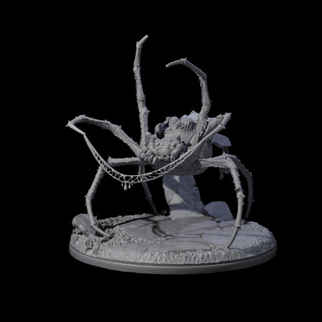 Spinning Web Cave Spider A Miniature for Dungeons and Dragons, Pathfinder or other TTRPGs