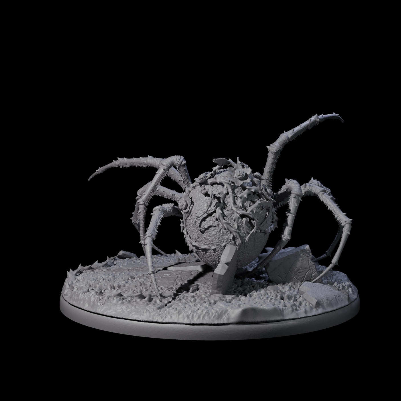 Spinning Web Cave Spider B Miniature for Dungeons and Dragons, Pathfinder or other TTRPGs