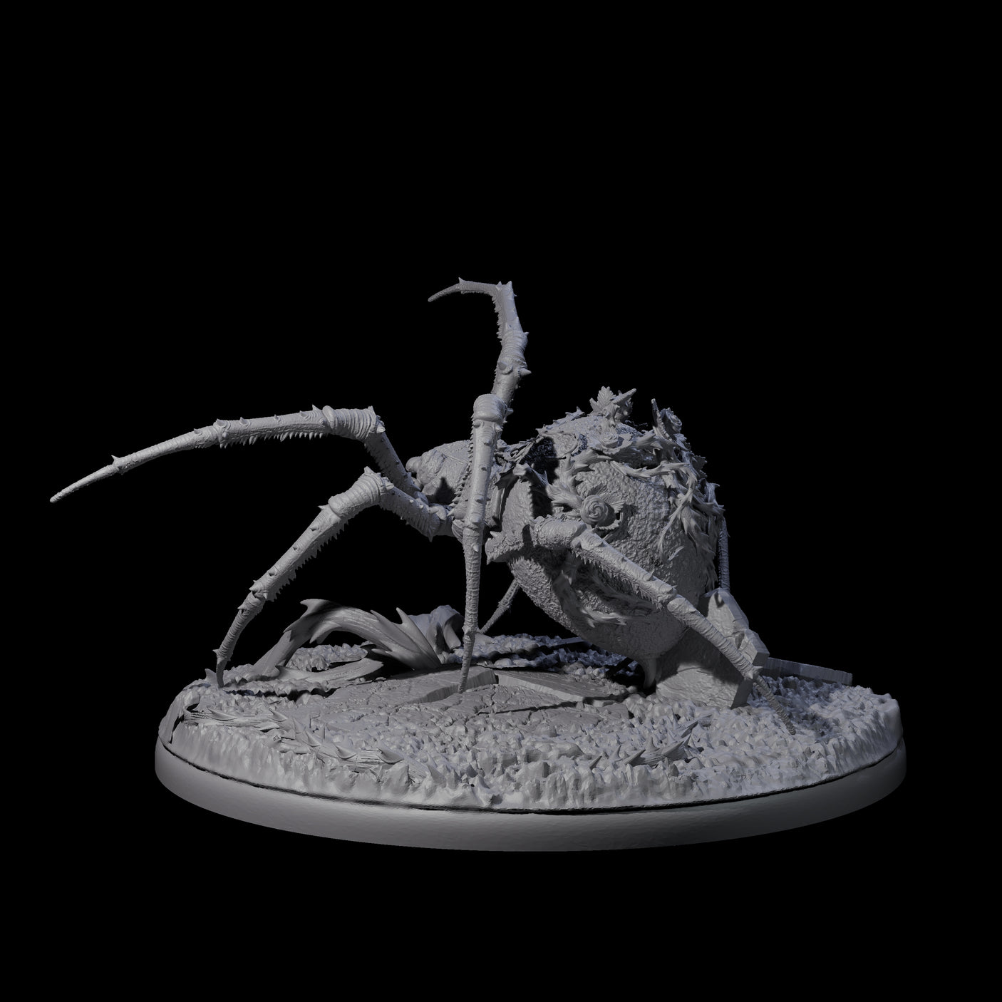 Spinning Web Cave Spider B Miniature for Dungeons and Dragons, Pathfinder or other TTRPGs