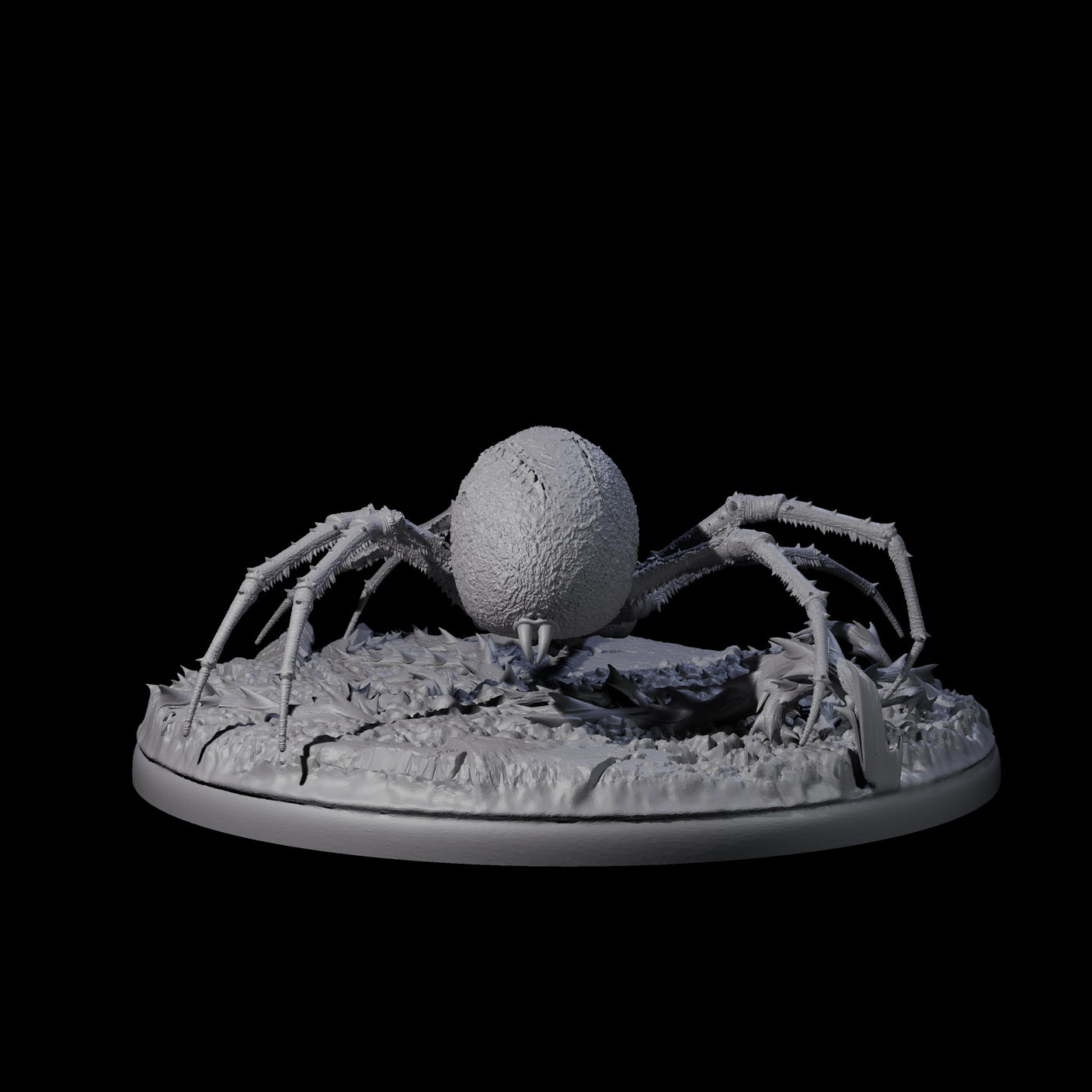 Spinning Web Cave Spider C Miniature for Dungeons and Dragons, Pathfinder or other TTRPGs