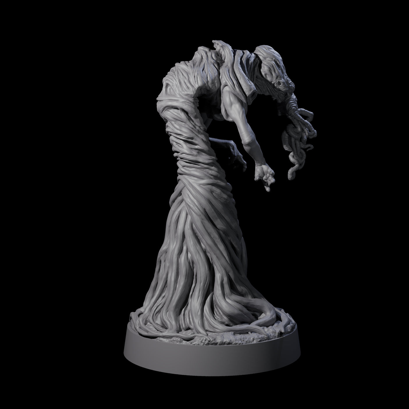 Spiny Mind Flayer A Miniature for Dungeons and Dragons, Pathfinder or other TTRPGs
