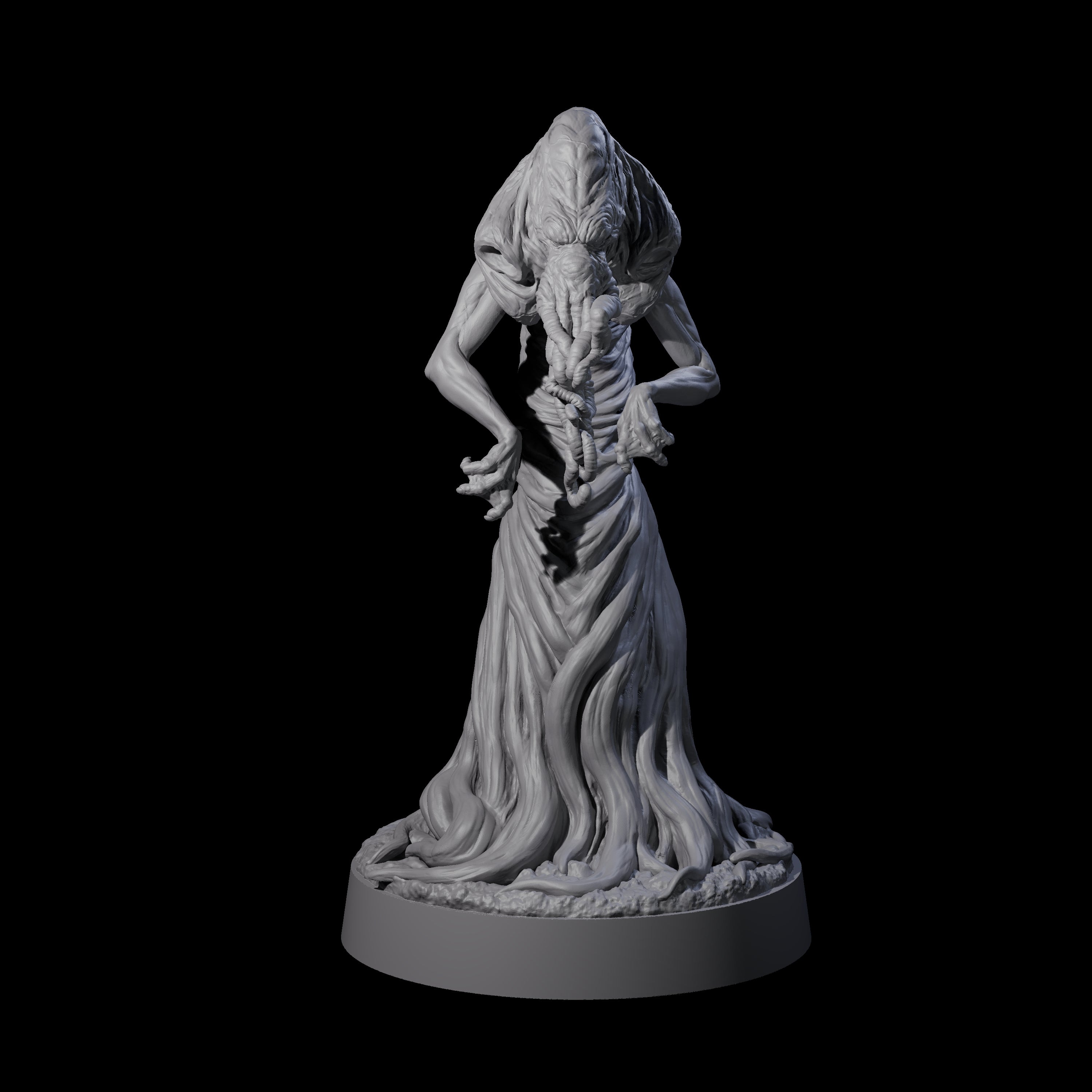 Spiny Mind Flayer A Miniature for Dungeons and Dragons, Pathfinder or other TTRPGs
