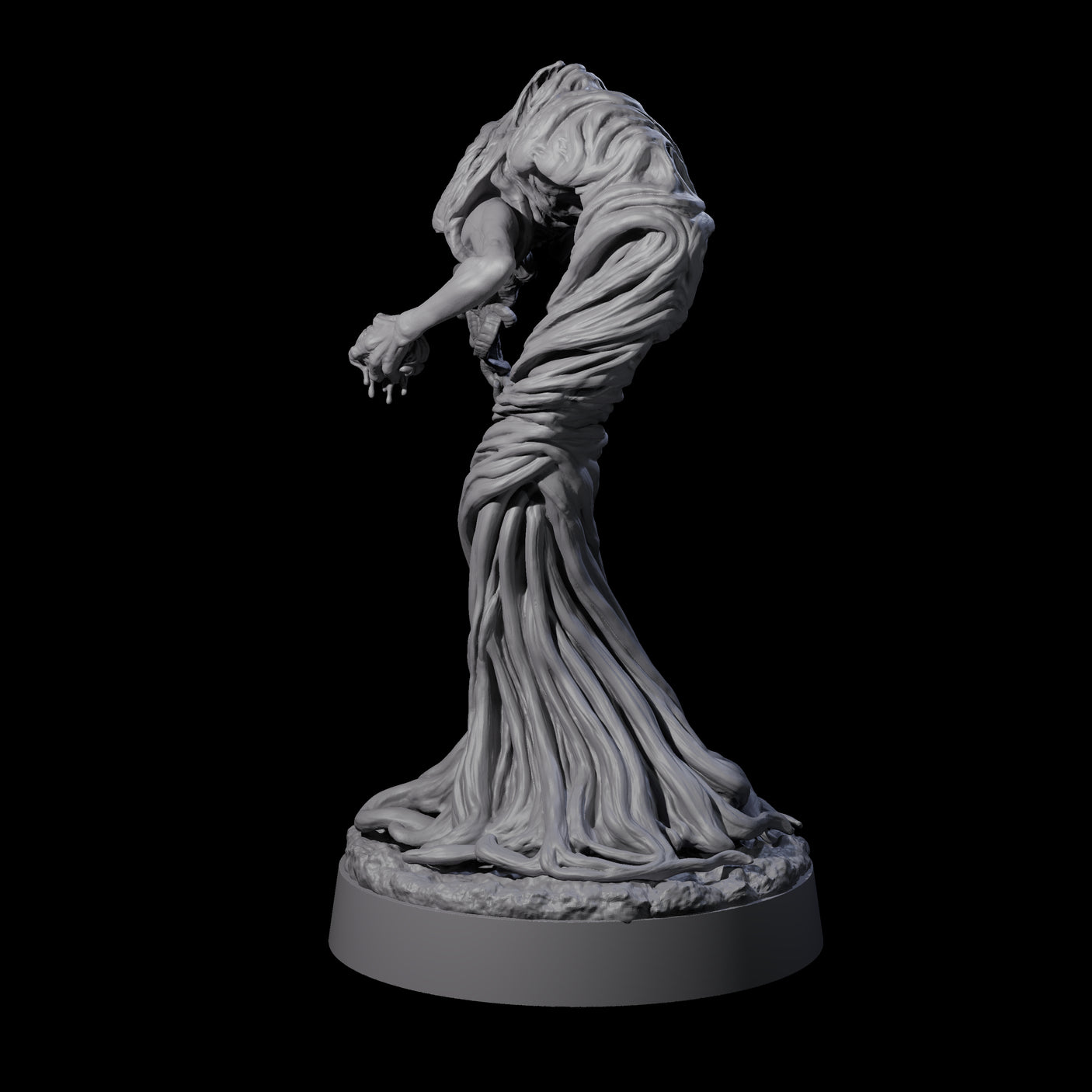 Spiny Mind Flayer B Miniature for Dungeons and Dragons, Pathfinder or other TTRPGs