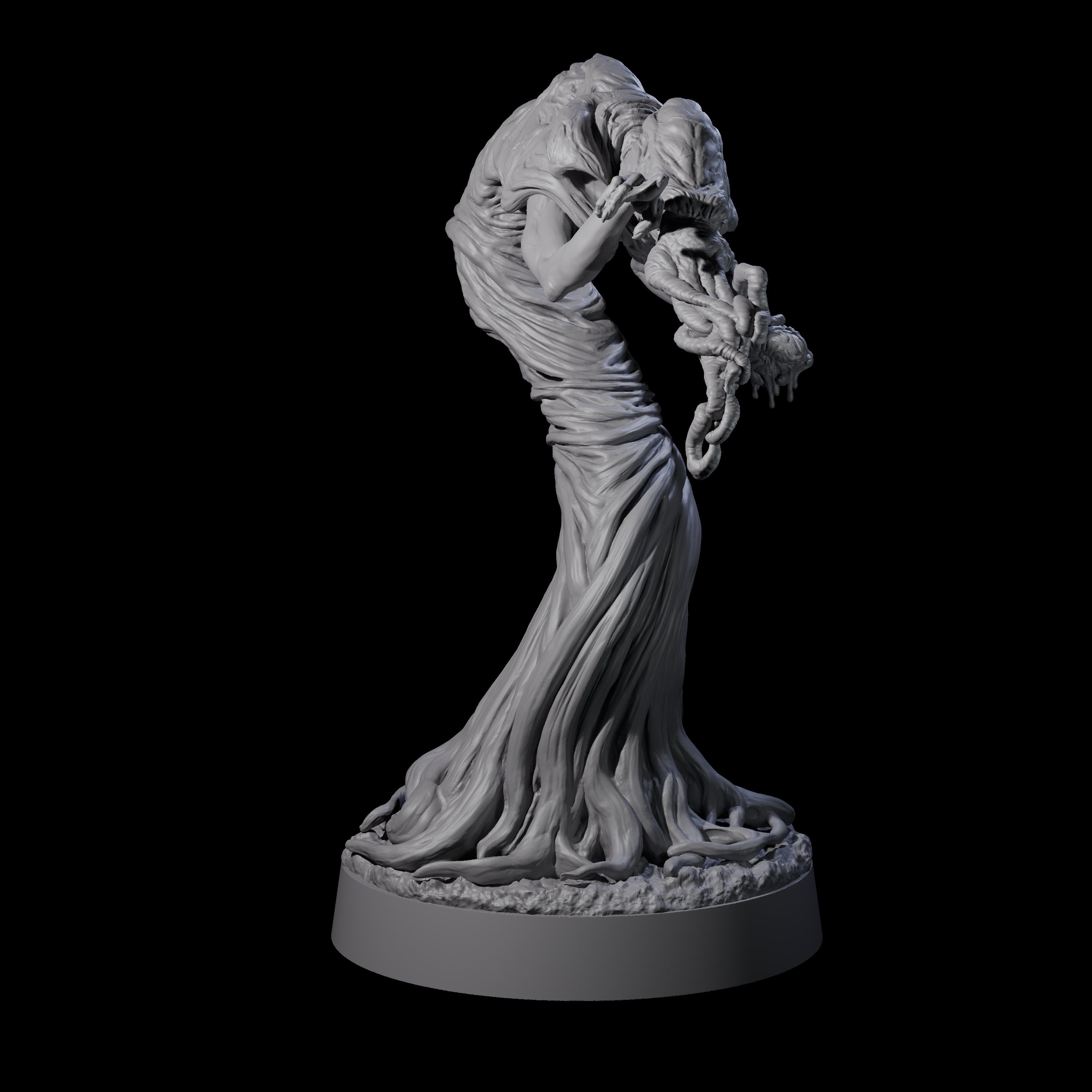 Spiny Mind Flayer B Miniature for Dungeons and Dragons, Pathfinder or other TTRPGs