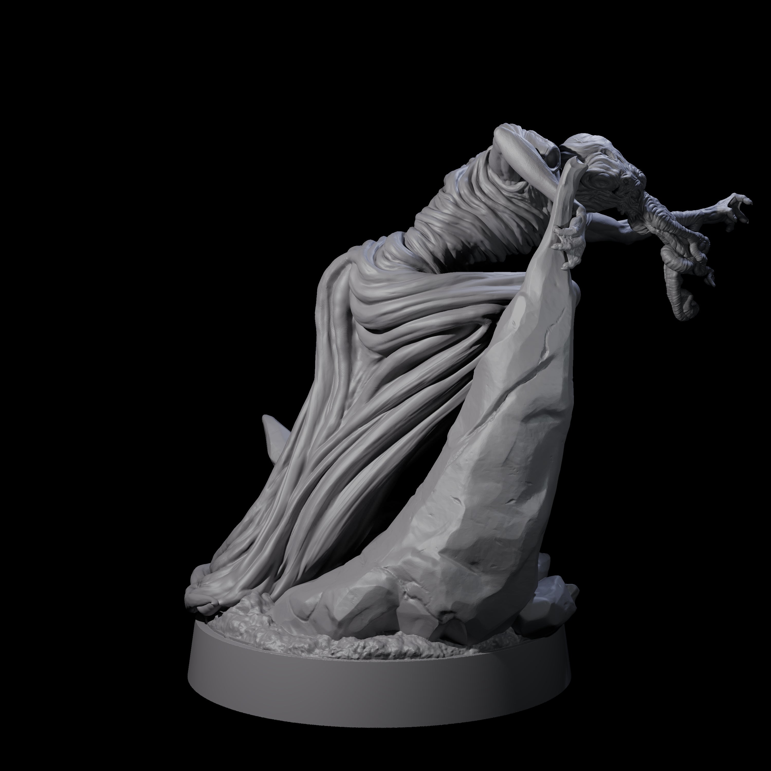 Spiny Mind Flayer C Miniature for Dungeons and Dragons, Pathfinder or other TTRPGs
