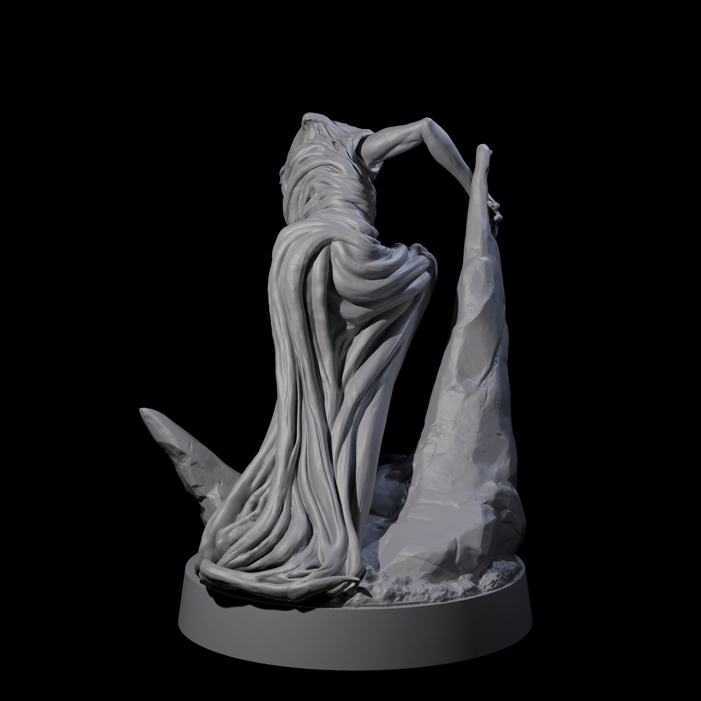 Spiny Mind Flayer C Miniature for Dungeons and Dragons, Pathfinder or other TTRPGs