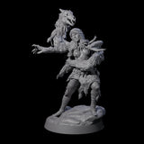 Spirit Master Werewolf Hybrid Miniature for Dungeons and Dragons, Pathfinder or other TTRPGs