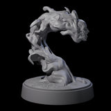 Spitting Flaming Skull A Miniature for Dungeons and Dragons, Pathfinder or other TTRPGs