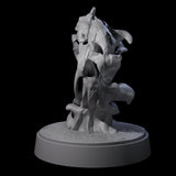 Spitting Flaming Skull A Miniature for Dungeons and Dragons, Pathfinder or other TTRPGs