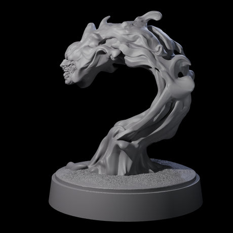 Spitting Flaming Skull A Miniature for Dungeons and Dragons, Pathfinder or other TTRPGs