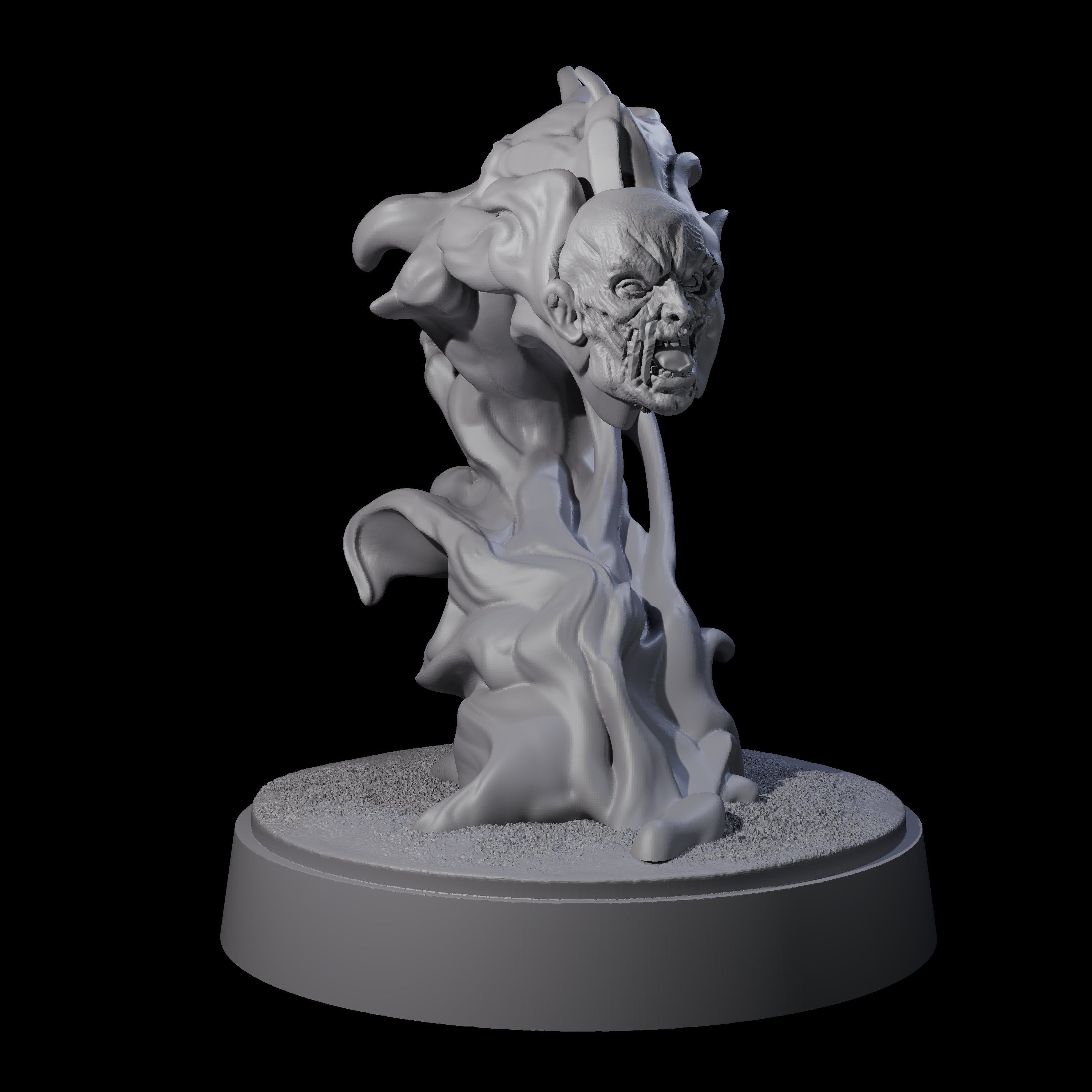 Spitting Flaming Skull A Miniature for Dungeons and Dragons, Pathfinder or other TTRPGs