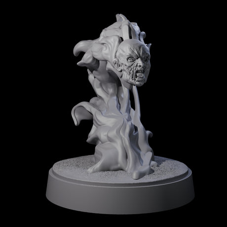 Spitting Flaming Skull A Miniature for Dungeons and Dragons, Pathfinder or other TTRPGs