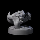 Spitting Flaming Skull B Miniature for Dungeons and Dragons, Pathfinder or other TTRPGs