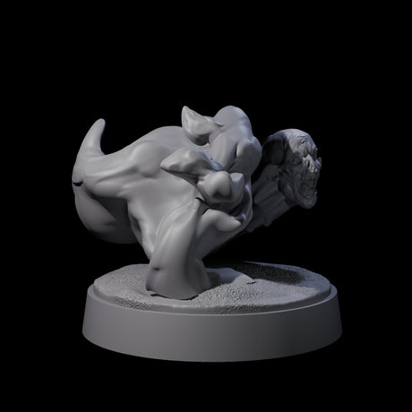 Spitting Flaming Skull B Miniature for Dungeons and Dragons, Pathfinder or other TTRPGs