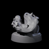 Spitting Flaming Skull B Miniature for Dungeons and Dragons, Pathfinder or other TTRPGs