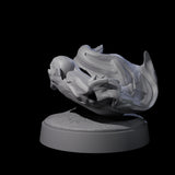Spitting Flaming Skull B Miniature for Dungeons and Dragons, Pathfinder or other TTRPGs