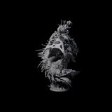 Spongey Mycelial Wyrm Miniature for Dungeons and Dragons, Pathfinder or other TTRPGs