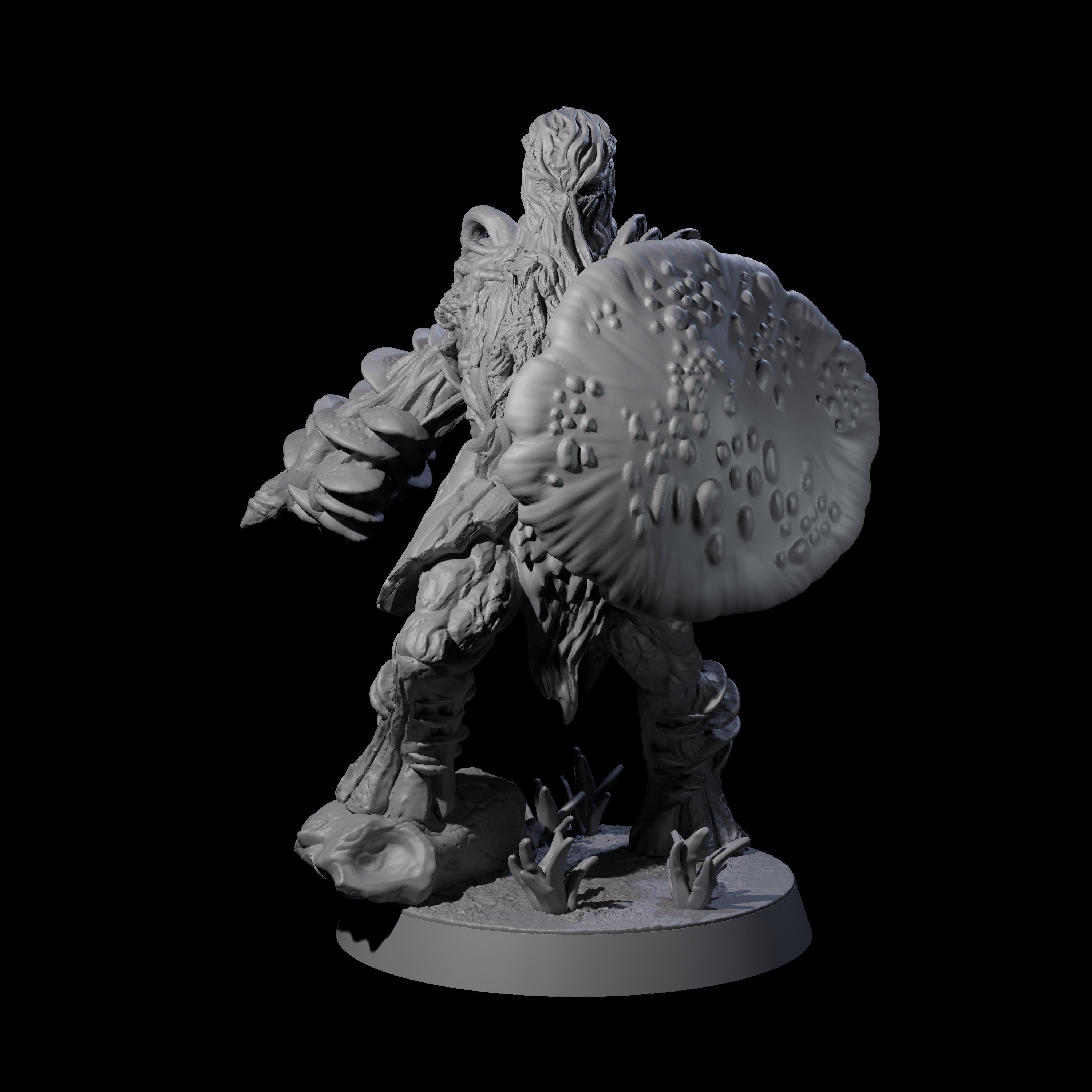 Spongy Myconid Warrior A Miniature for Dungeons and Dragons, Pathfinder or other TTRPGs