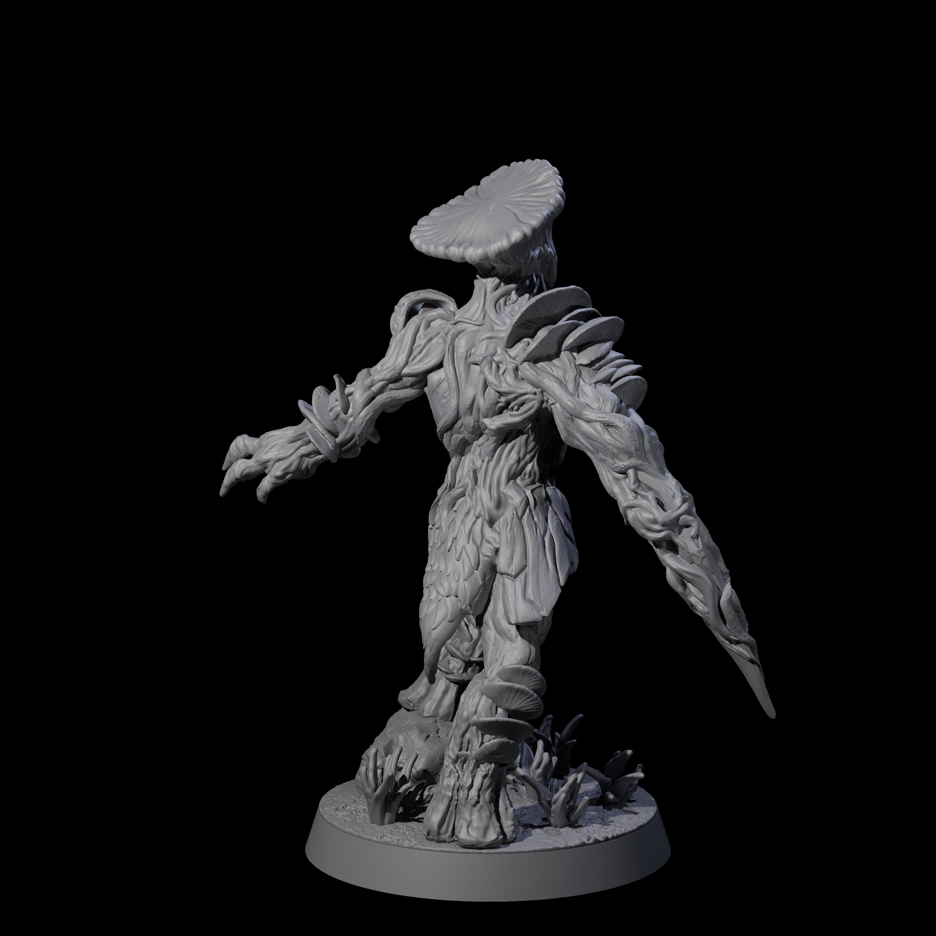 Spongy Myconid Warrior B Miniature for Dungeons and Dragons, Pathfinder or other TTRPGs