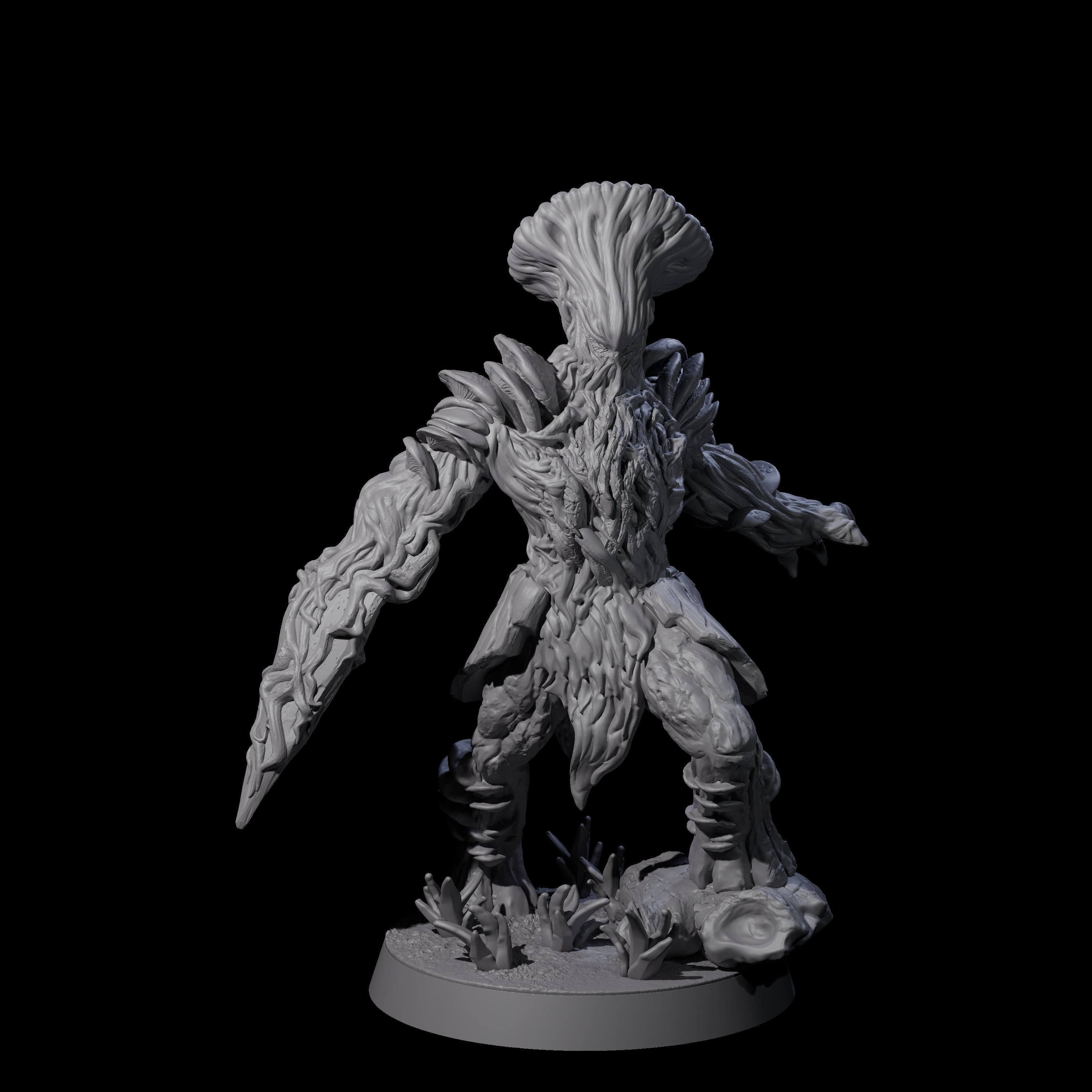 Spongy Myconid Warrior B Miniature for Dungeons and Dragons, Pathfinder or other TTRPGs