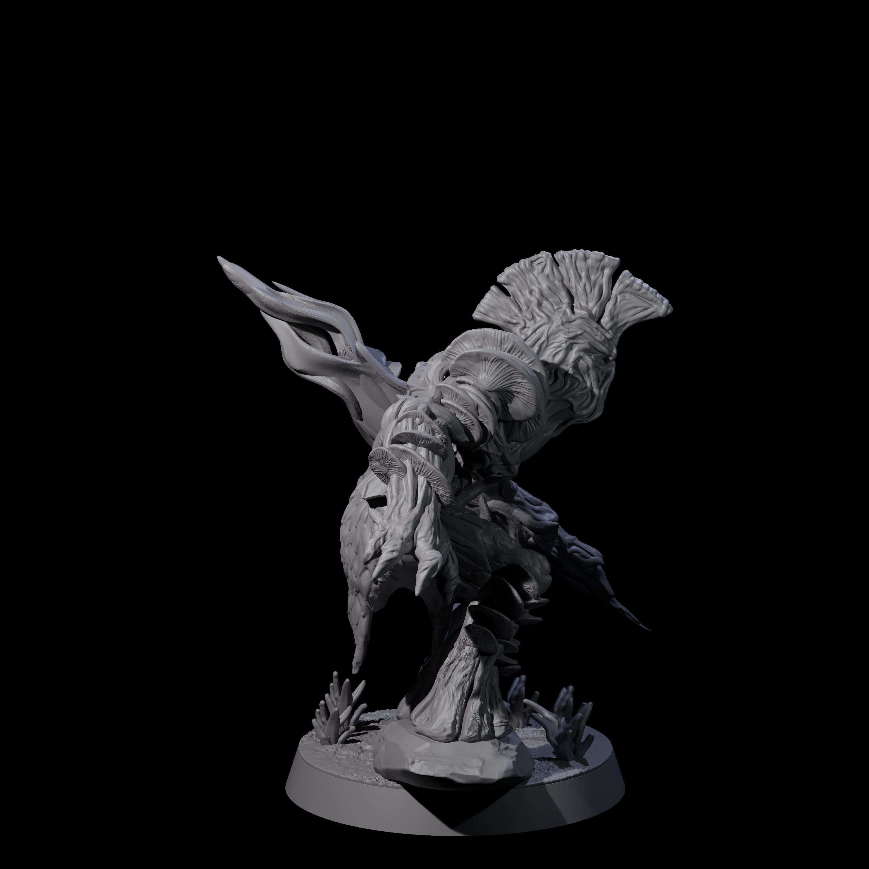 Spongy Myconid Warrior C Miniature for Dungeons and Dragons, Pathfinder or other TTRPGs