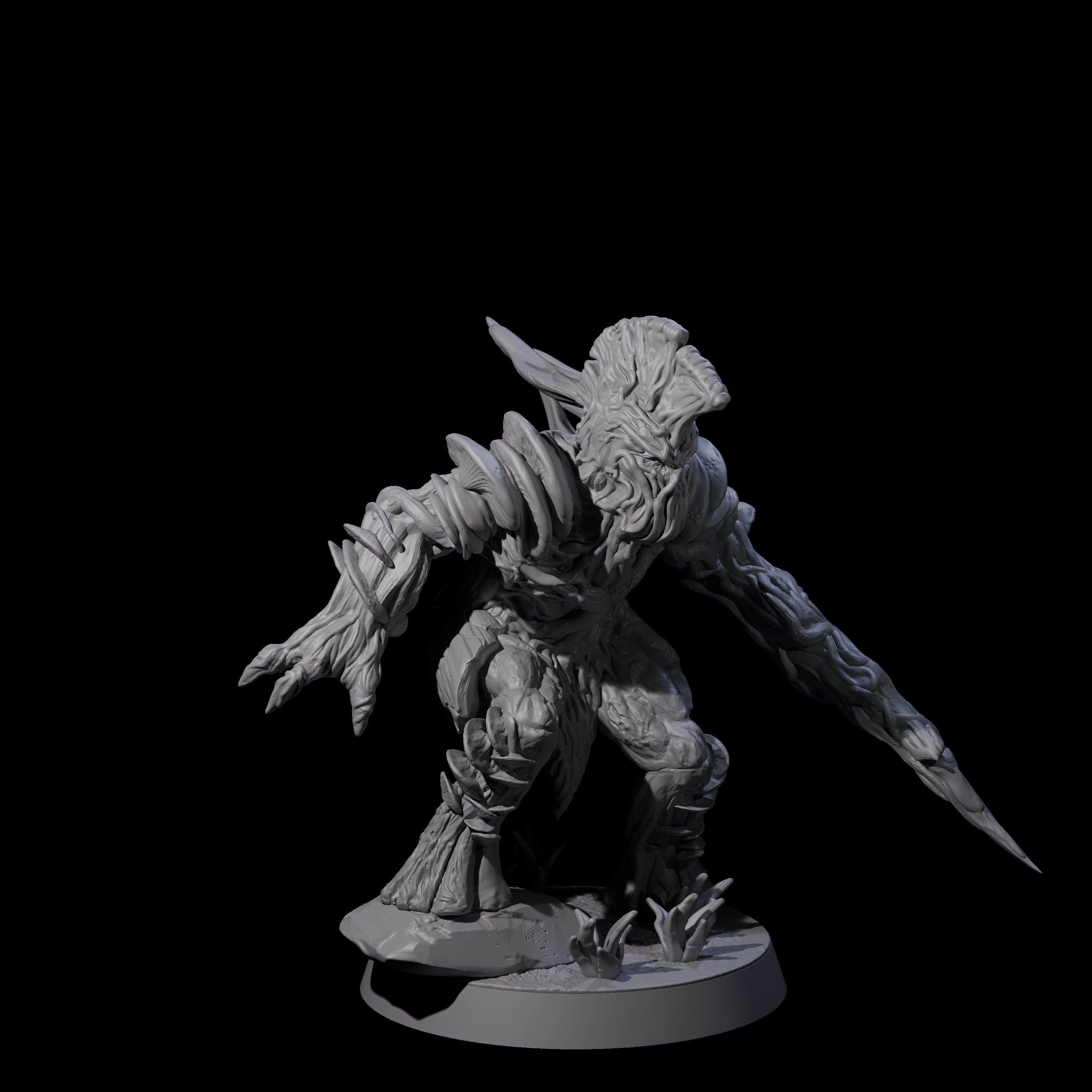 Spongy Myconid Warrior C Miniature for Dungeons and Dragons, Pathfinder or other TTRPGs