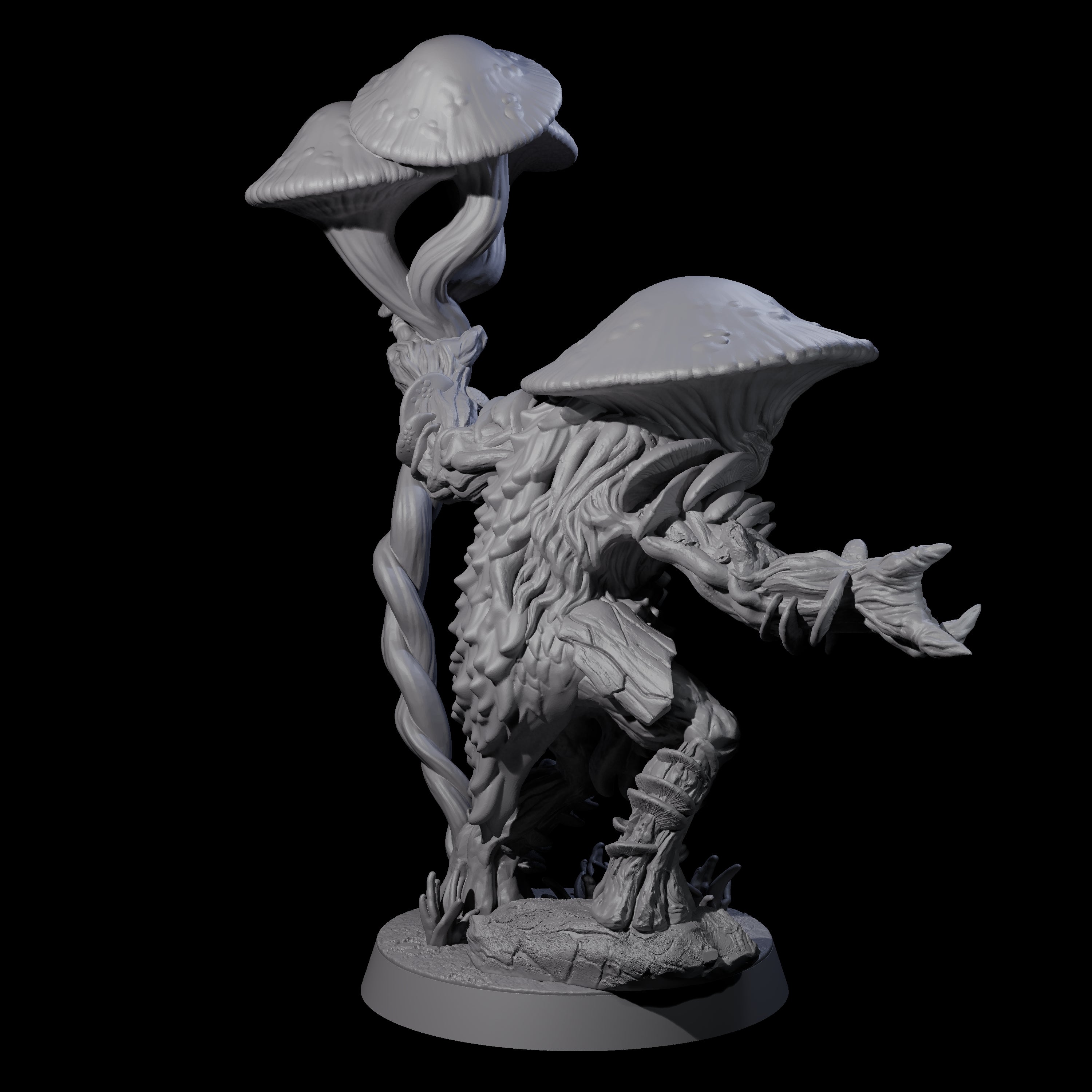Spongy Myconid Warrior E Miniature for Dungeons and Dragons, Pathfinder or other TTRPGs