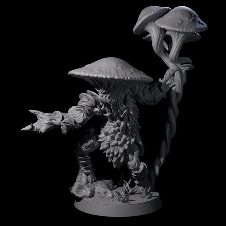 Spongy Myconid Warrior E Miniature for Dungeons and Dragons, Pathfinder or other TTRPGs