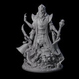 Spooky Lich Necromancer Miniature for Dungeons and Dragons, Pathfinder or other TTRPGs