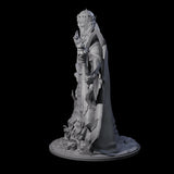 Spooky Lich Necromancer Miniature for Dungeons and Dragons, Pathfinder or other TTRPGs
