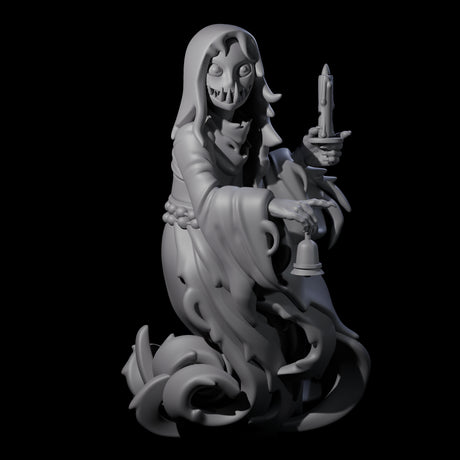 Spooky Staring Ghost Miniature for Dungeons and Dragons, Pathfinder or other TTRPGs